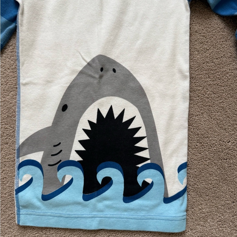 Hanna Andersson “SHARK” Long John pajama set - Picture 7 of 7